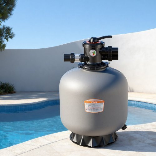 VEVOR Sandfilter System für Aufstellpools mit 7-Wege-Multiventil, Durchmesser: 508 mm, Durchflussrate: 189,3 LPM - Bild 1