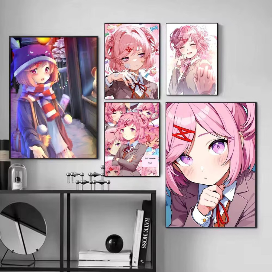 Natsuki Anime Wandposter Bilibili Cartoon Charakter Wandaufkleber Mehrfarbig - Bild 2