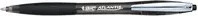 BIC Kugelschreiber ATLANTIS Soft in Schwarz mit silbernem Gehäuse dokumentenecht - Bild 1
