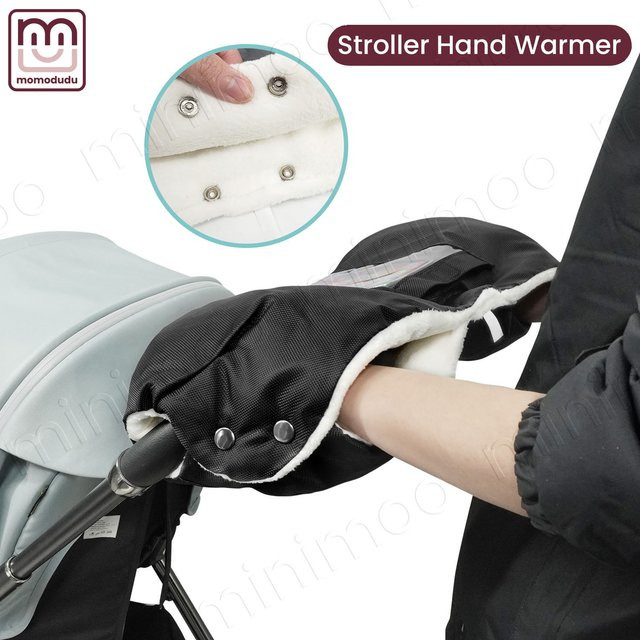 Kisslanding Kinderwagenmuffen Wetterfeste Winterhandschuhe für den Kinderwagen in 2 Varianten mit oder ohne Handytasche - Bild 1