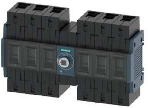 Siemens Lasttrennschalter 6polig 80A 4 Wechsler 1200V Schwarz 3KD28602NE200 - Bild 1