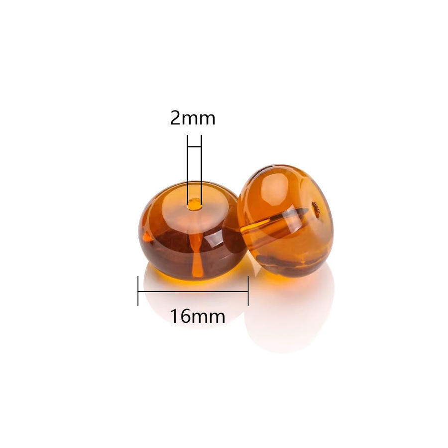 ZHUBI Kristallglasperlen, Tiger-Abakusperlen, 16 mm, 10 Stück - Bild 2