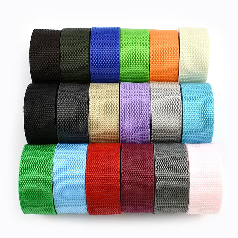 Meetee Polypropylen Gurtband aus Nylon für Riemen und Taschen, 10m Länge, Dicke: 1,1mm, Farben: Blau und Mehrfarbig - Bild 4