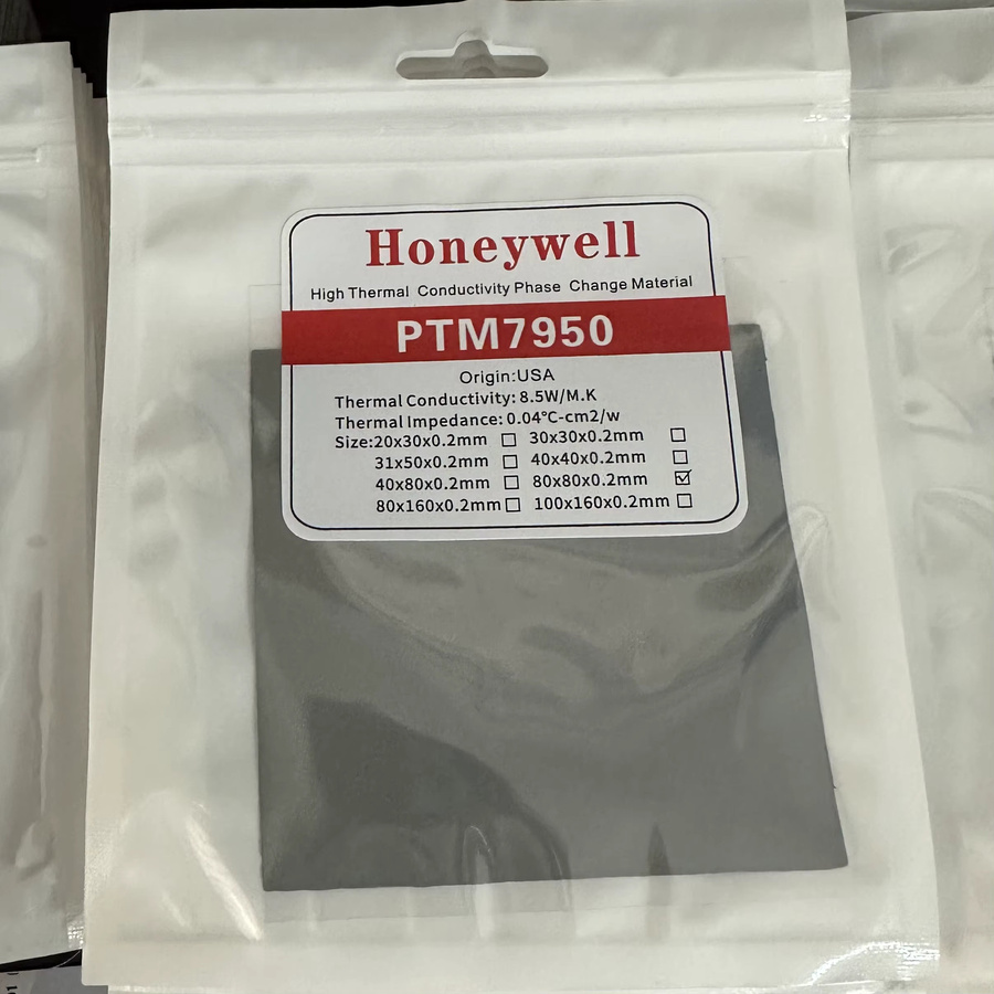 Honeywell PTM7950 Phasenwechsel-Pad Wärmeleitpaste für GPU und CPU in Grau, B/T/H: 80 x 40 x 0,2 mm - Bild 3