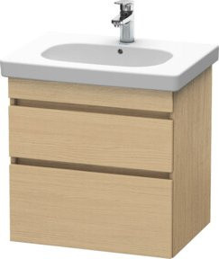 Duravit Waschtischunterschrank DuraStyle in Beige mit 2 Schubladen, wandhängend, B: 60 cm, T: 45,3 cm, H: 61 cm - Bild 1