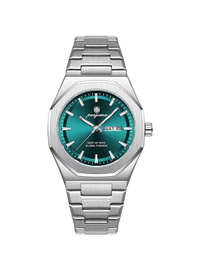 PAAZOMU Armbanduhr Edelstahl, Quarz, Schwarz, Herren - Bild 6