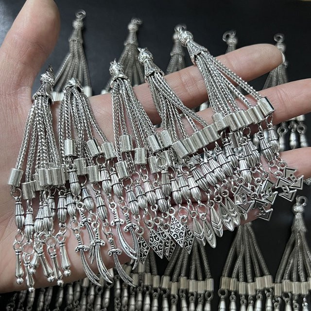 Juya Anhänger Charms Quaste, Silber, Unisex - Bild 1