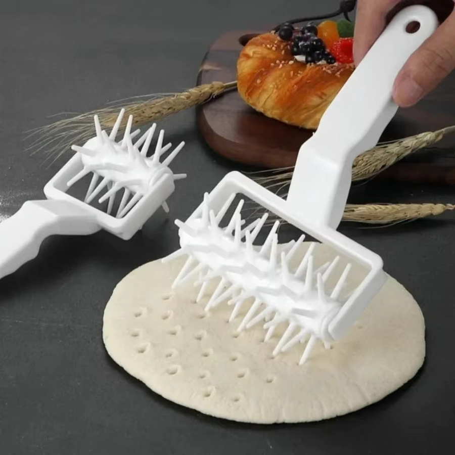 FEB.WIND Teigloch Maker Pizza Docking Tool aus Kunststoff in Weiß - Bild 3