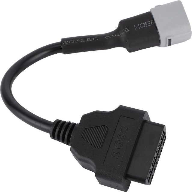 TOMTOP JMS 6Pin OBD2 Diagnoseadapter Harness Ersatz für Suzuki GSXR 1000 und 1000R125 in Grau/Schwarz mit USB-C Anschluss - Bild 1