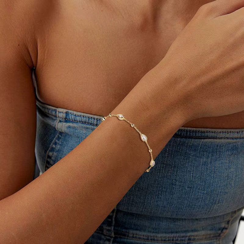 oxtao Armband, 925 Silber, Moissanit, Damen - Bild 4
