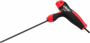 Vigour T-Griff Innen-Sechskantschraubendreher in Rot mit 2,5 mm Schlüsselweite und 100 mm Klingenlänge - Bild 2
