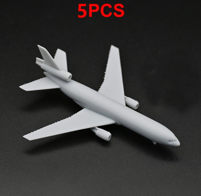 SHUAICHI DC-10 Flugzeugmodell, 5-teiliges Set, 3D-Gedruckt, Miniatur - Bild 1