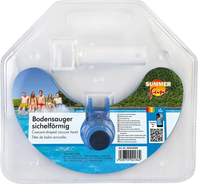 Summer Fun Ovaler Bodensauger mit automatischer Saugfunktion - Bild 1
