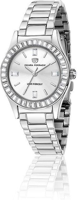 Chiara Ferragni Armbanduhr, Quarz, Edelstahl, Silber, Weiß, Damen - Bild 1