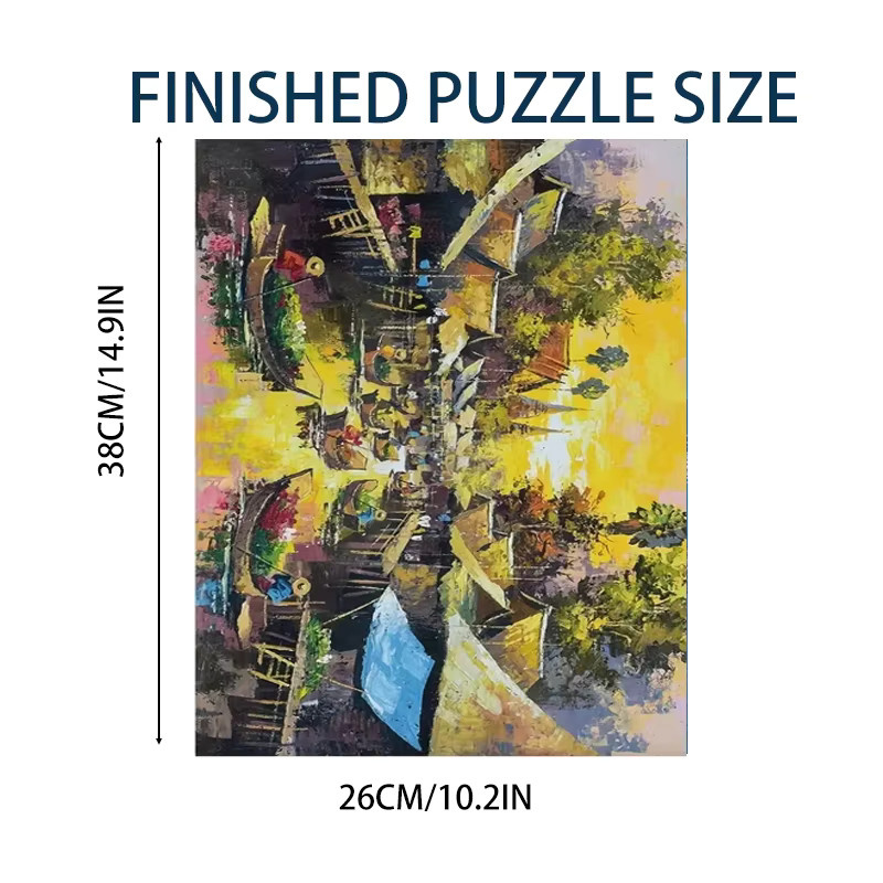 MaxRenard Wald-Fluss-Puzzle, Mikro-Puzzle, 1000 Teile, ab 14 Jahren - Bild 1