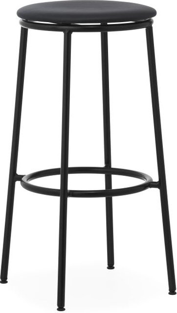 Normann Copenhagen Circa Barhocker in Schwarz Matt im skandinavischen Design - Bild 1