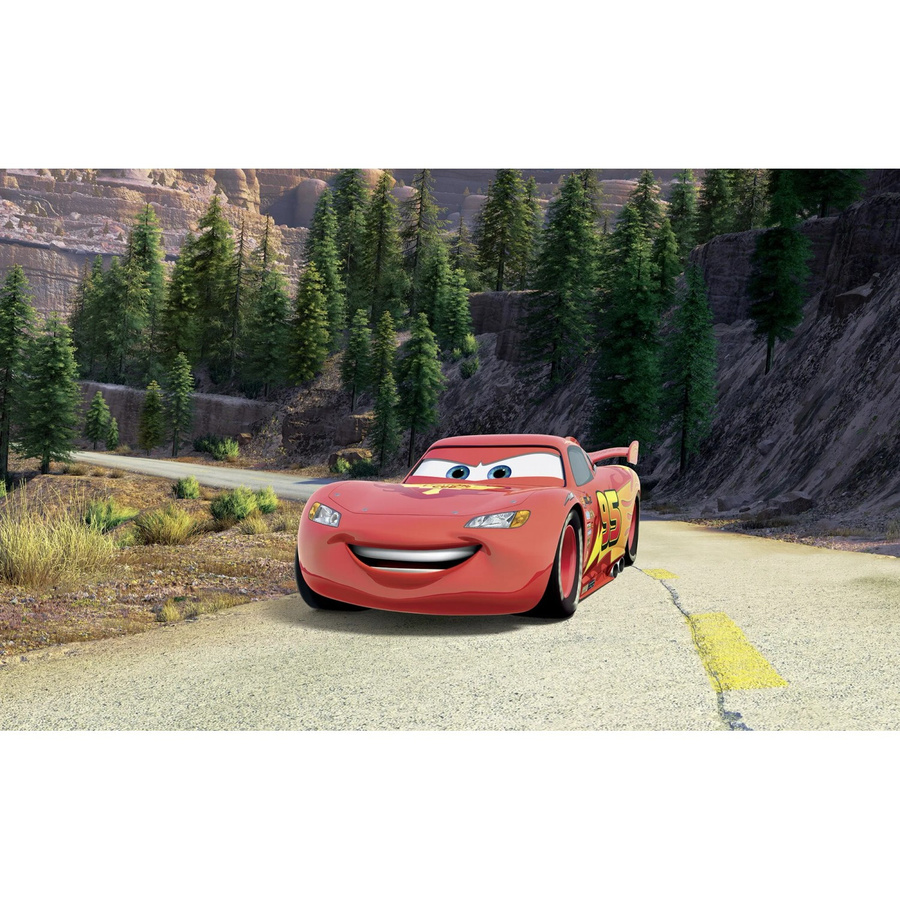 Komar Vlies Fototapete Disney und Pixar Cars Every Road Has A Story Mehrfarbig - Bild 2