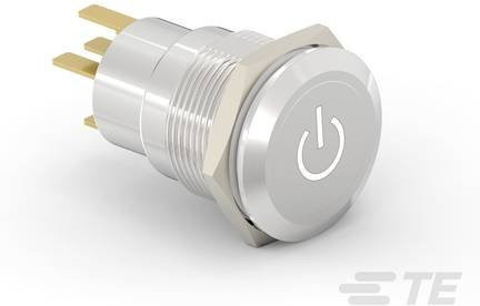 TE Connectivity Tray Switch in Weiß und Silber (2-2213766-2) - Bild 1