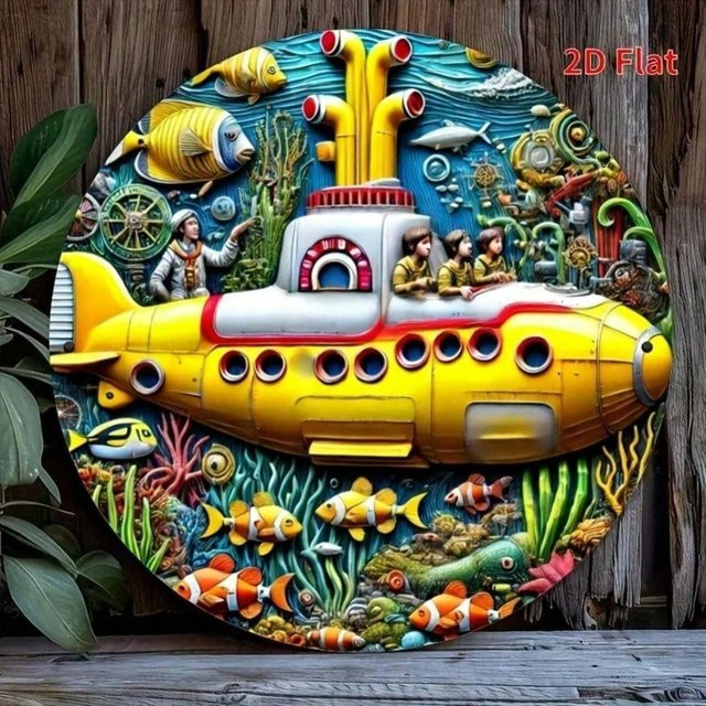CIFBUY Unterwasser-Leinwandbild-Set in Blau und Multicolour, modernes Meeres-Motiv für deine Wanddekoration - Bild 1
