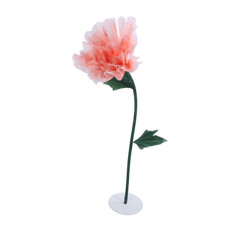 KONNWEI Künstliche Pfingstrose in Rosa als Einzelstiel zur Dekoration für Hochzeiten - Bild 2