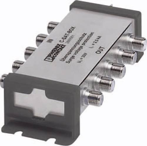 Phoenix Contact C-SAT-BOX 2880561 Überspannungsschutz-SAT-Verteiler für DVB-S und Sat in Grau - Bild 1