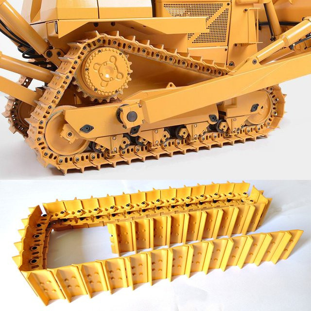 JUWUBA RC Hydraulische Bulldozer Modell, 1/14 Skala, Metall, Zubehör - Bild 1
