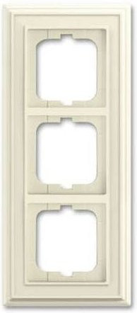 Busch-Jaeger 3fach Rahmen in Creme-Weiß und Perlweiß - Bild 1