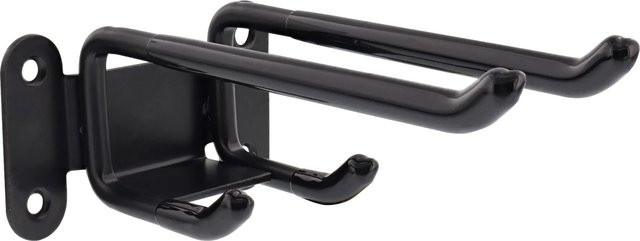 Wagner Wandhaken Hooks4tools Double aus Stahl in Schwarz Matt B: 12,5 cm, H: 8 cm, T: 4,5 cm - Bild 1