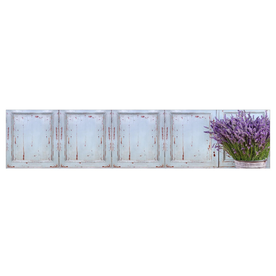 MySpotti Küchenrückwand Profix Cucina Vintage in Lavendel und Pastellblau aus Aluminium, B: 270 cm, H: 60 cm - Bild 2