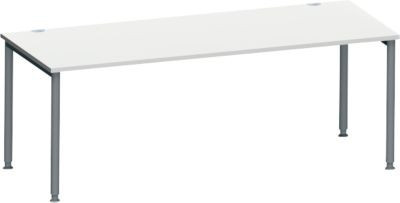 Schäfer Shop Genius Schreibtisch MODENA FLEX in Lichtgrau/Anthrazit, höhenverstellbar, B: 200 cm, T: 100 cm - Bild 1