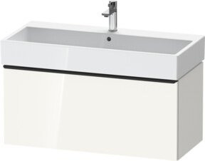 Duravit Waschtischunterschrank D-Neo, wandhängend, weiß hochglänzend, B: 98,4 cm, T: 44,2 cm, H: 44,0 cm - Bild 1