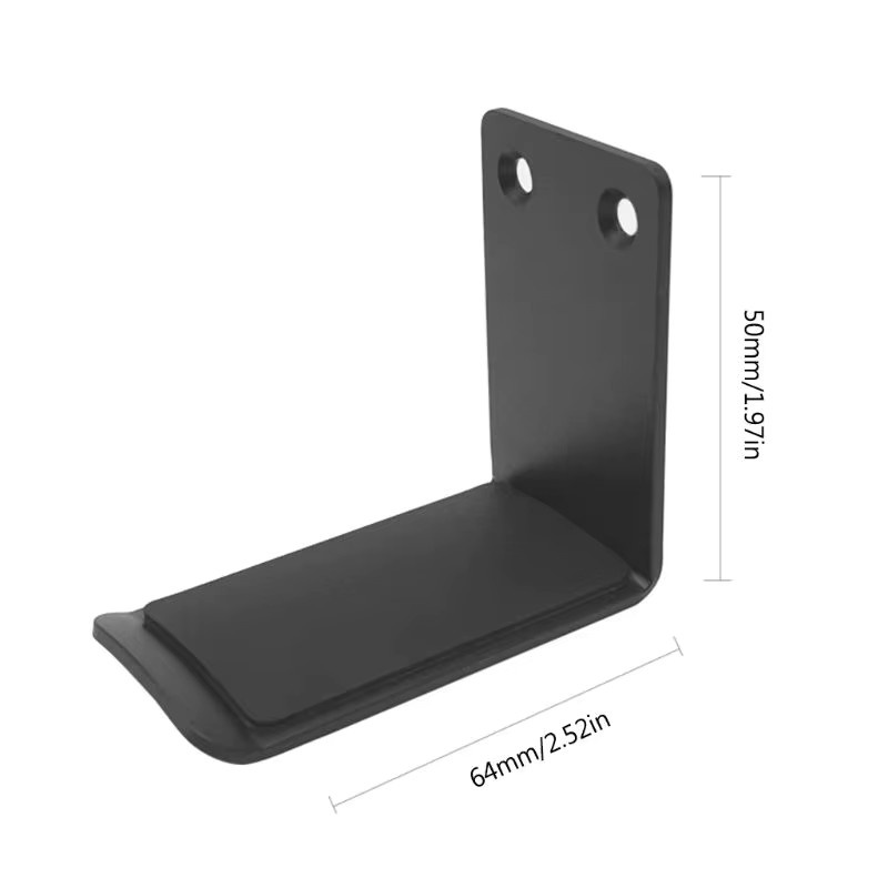 YANGGLOB Kopfhörerhalter aus Aluminiumlegierung für Desktop oder Wand, erhältlich in Schwarz oder Silber - Bild 2