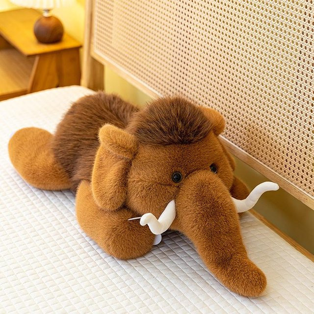 Joyful toys Babyelefant Puppe, Plüschtier, braun - Bild 1