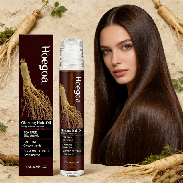 HOEGOA Haarserum-Öl, 10 ml, für strapaziertes Haar - Bild 1