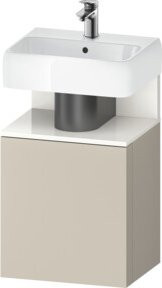 Duravit Waschtischunterschrank Qatego in Taupe Matt, B/T/H: 44 x 35 x 64,5 cm - Bild 1