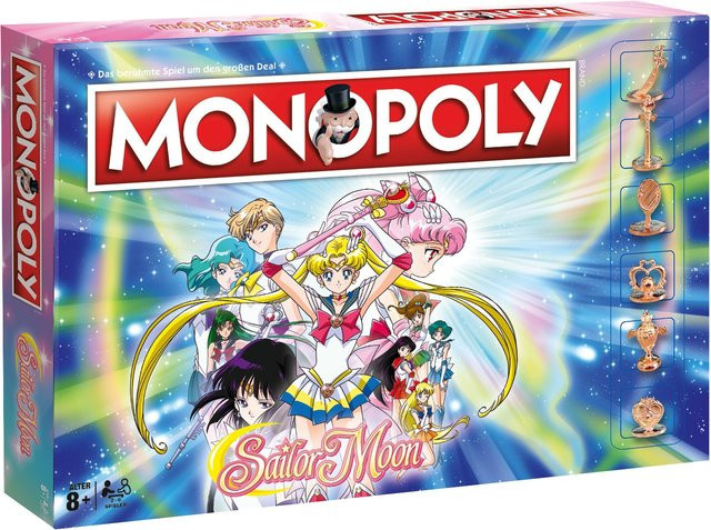 Winning Moves Monopoly Sailor Moon Edition Brettspiel ab 8 Jahren - Bild 1