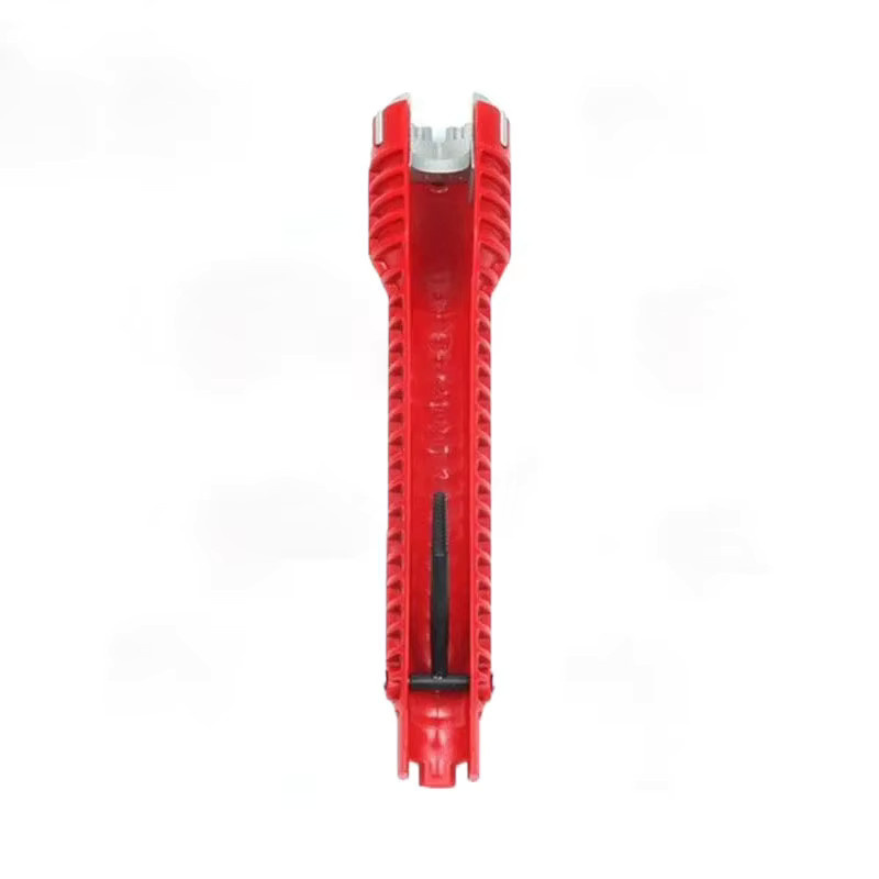 TTAKA7 Sanitär-Reparaturwerkzeug Doppel-Kopf-Wasserhahnschlüssel mit Anti-Slip-Griff in Rot - Bild 5