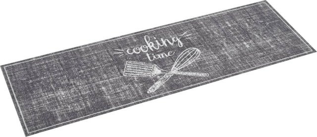 Küchenläufer Cook&Wash hellgrau, pflegeleicht und waschbar, Breite: 50 cm, Länge: 150 cm - Bild 1