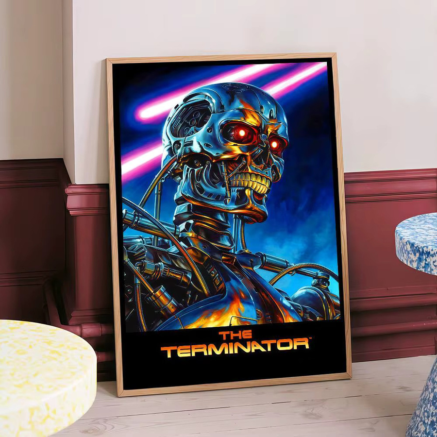 Terminator Klassisches Vintage Poster aus Papier in Mehrfarben für dein Zuhause, Bar oder Café - Bild 5