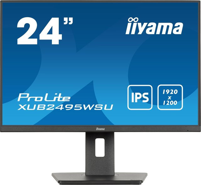 iiyama ProLite XUB2495WSU-B7 Monitor, 24,1 Zoll, WUXGA, IPS, 75 Hz, Schwarz - Bild 1
