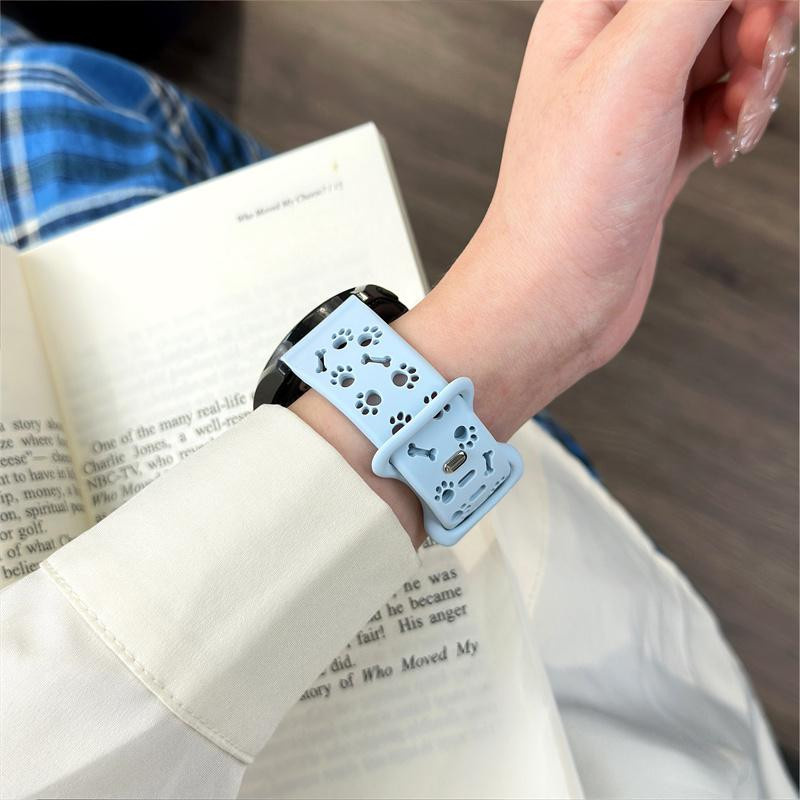PINSENDA Uhrenarmband, Silikon, Schwarz, Unisex - Bild 1