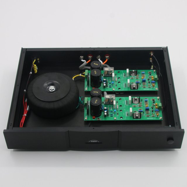 NAIM HiFi NAP200 Stereo-Audio-Leistungsverstärker in Schwarz mit 150 W + 150 W Leistung - Bild 1