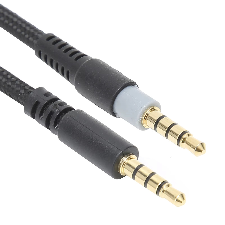 HyperX Audiokabel mit Lautstärkeregler, 3,5 mm Klinke auf Klinke, Schwarz - Bild 3