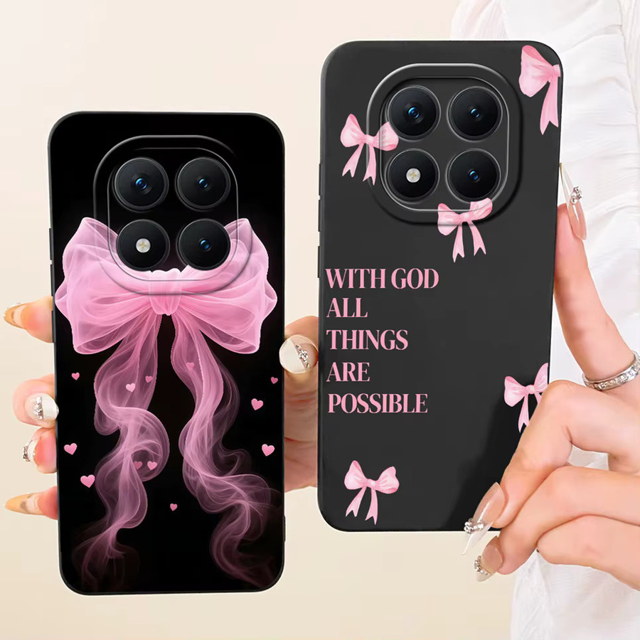 Luxus Design Silikon Handyhülle mit Blumen- und Schmetterlingsmuster für Xiaomi Redmi Note 15, 15 Pro und 15 Pro Plus 5G - Bild 2