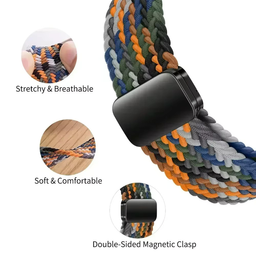 COROS Uhrenarmband, Magnetisch Geflochten, Textil, Bunt, Unisex - Bild 5