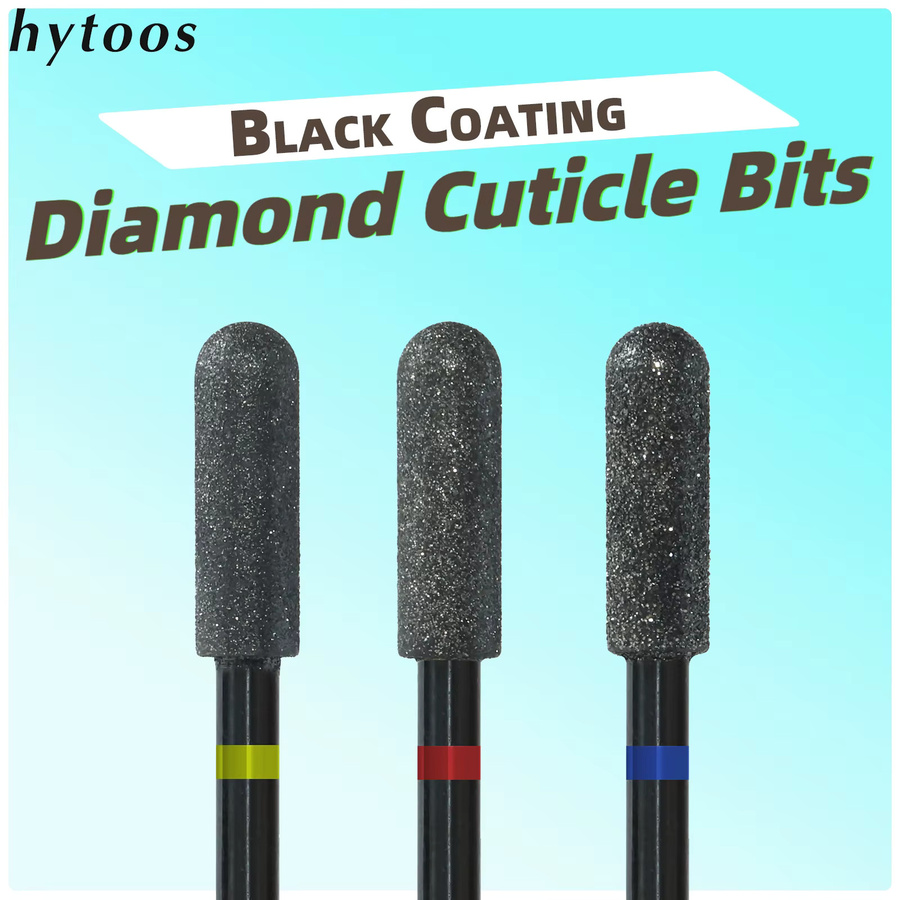 HYTOOS Diamant-Nagelbohrer Schwarz, Unisex - Bild 2