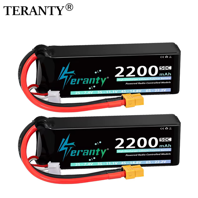TERANTY 3S 2200mAh Lipo-Akku, 7,4V 50C Softcase, mit Deans XT60 Stecker - Bild 6