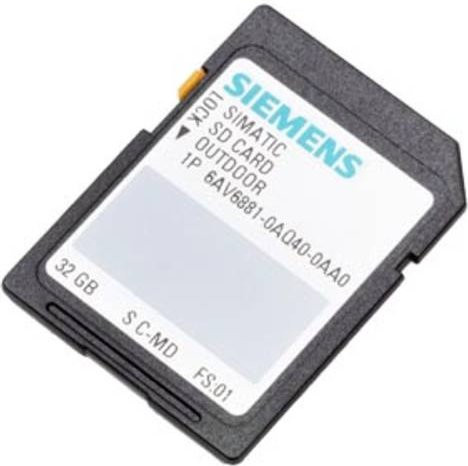 Siemens SPS-Speicherkarte SD 32 GB Schwarz 6AV6881-0AQ40-0AA0 - Bild 1