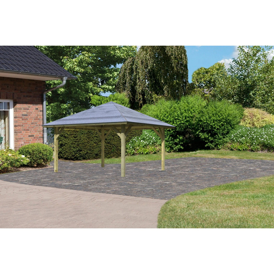 Karibu Pavilloncarport Vigo 1 aus Nadelholz - Bild 2