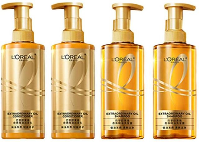 Loreal Paris Reinigungs- und Pflegeset Shampoo und Spülung, 880 ml - Bild 1